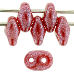 SuperDuo 5 x 2mm : Luster - Cherry