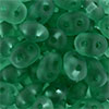 SuperDuo 5 x 2mm : Matte - Emerald