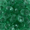 SuperDuo 5 x 2mm Tube 2.5" : Matte - Emerald