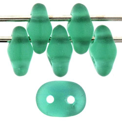 SuperDuo 5 x 2mm Tube 2.5" : Matte - Emerald