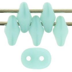 SuperDuo 5 x 2mm : Matte - Milky Seafoam