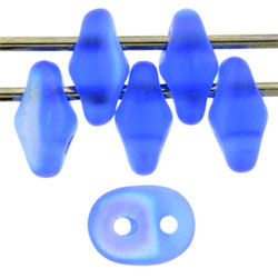 SuperDuo 5 x 2mm Tube 2.5" : Matte - Sapphire AB