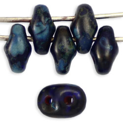 SuperDuo 5 x 2mm : Cobalt - Picasso