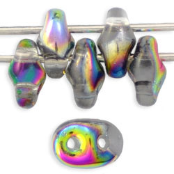 SuperDuo 5 x 2mm : Crystal - Vitral