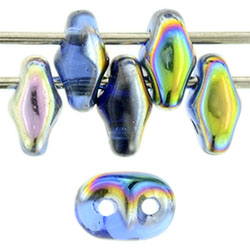 SuperDuo 5 x 2mm Tube 2.5" : Sapphire - Vitral