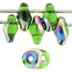 SuperDuo 5 x 2mm : Green - Vitral
