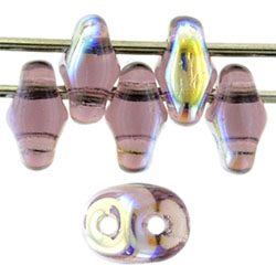 SuperDuo 5 x 2mm : Amethyst AB