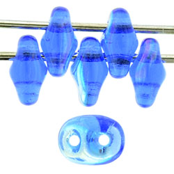 SuperDuo 5 x 2mm : Sapphire AB