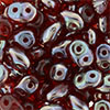 SuperDuo 5 x 2mm : Siam Ruby - Celsian