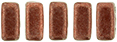 CzechMates Bricks 6 x 3mm : ColorTrends: Saturated Metallic Grenadine