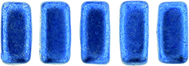 CzechMates Bricks 6 x 3mm : ColorTrends: Saturated Metallic Navy Peony