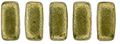 CzechMates Bricks 6 x 3mm : ColorTrends: Saturated Metallic Golden Lime