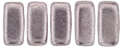 CzechMates Bricks 6 x 3mm : ColorTrends: Saturated Metallic Almost Mauve