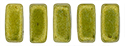 CzechMates Bricks 6 x 3mm : ColorTrends: Saturated Metallic Meadowlark