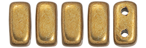 CzechMates Bricks 6 x 3mm : ColorTrends: Saturated Metallic Ceylon Yellow