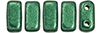 CzechMates Bricks 6 x 3mm : ColorTrends: Saturated Metallic Martini Olive