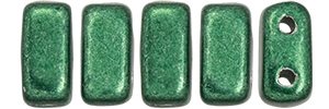 CzechMates Bricks 6 x 3mm : ColorTrends: Saturated Metallic Martini Olive