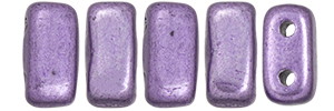 CzechMates Bricks 6 x 3mm : ColorTrends: Saturated Metallic Crocus Petal