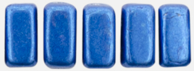 CzechMates Bricks 6 x 3mm : ColorTrends: Saturated Metallic Bluestone