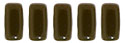 CzechMates Bricks 6 x 3mm : Chocolate Brown