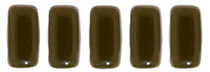 CzechMates Bricks 6 x 3mm : Chocolate Brown