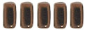 CzechMates Bricks 6 x 3mm : Dk Bronze