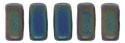 CzechMates Bricks 6 x 3mm : Matte - Iris - Green