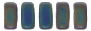 CzechMates Bricks 6 x 3mm : Matte - Iris - Green