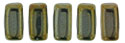 CzechMates Bricks 6 x 3mm : Iris - Brown