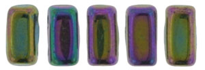 CzechMates Bricks 6 x 3mm : Iris - Purple