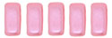 CzechMates Bricks 6 x 3mm : Pearl Coat - Flamingo