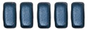 CzechMates Bricks 6 x 3mm : Pearl Coat - Steel Blue