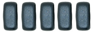 CzechMates Bricks 6 x 3mm : Pearl Coat - Charcoal