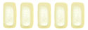 CzechMates Bricks 6 x 3mm : Pearl Coat - Cream