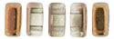 CzechMates Bricks 6 x 3mm : Apollo - Gold