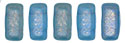 CzechMates Bricks 6 x 3mm : Halo - Azurite