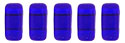 CzechMates Bricks 6 x 3mm : Cobalt