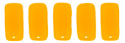 CzechMates Bricks 6 x 3mm : Opaque Sunflower Yellow