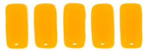 CzechMates Bricks 6 x 3mm : Opaque Sunflower Yellow