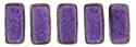 CzechMates Bricks 6 x 3mm : Polychrome - Black Currant
