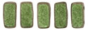 CzechMates Bricks 6 x 3mm : Polychrome - Olive Mauve