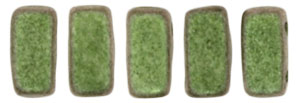 CzechMates Bricks 6 x 3mm : Polychrome - Olive Mauve