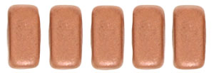 CzechMates Bricks 6 x 3mm : Matte - Metallic Copper