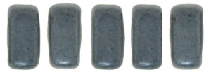 CzechMates Bricks 6 x 3mm : Matte - Hematite