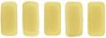 CzechMates Bricks 6 x 3mm : Sueded Gold Opaque Lt Beige