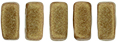 CzechMates Bricks 6 x 3mm : Sueded Gold Umber