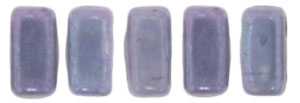 CzechMates Bricks 6 x 3mm : Luster - Opaque Amethyst