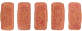 CzechMates Bricks 6 x 3mm : Pacifica - Strawberry