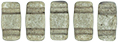 CzechMates Bricks 6 x 3mm : ColorTrends: Transparent Sharkskin