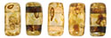 CzechMates Bricks 6 x 3mm : Crystal - Picasso